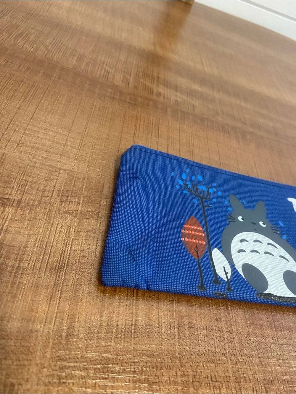 Disney Totoro Blue Canvas Pencil Pouch